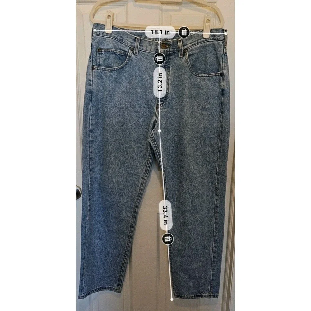 L.L. Bean Blue Jeans Men's 36 X 30 - Picture 3 of 6